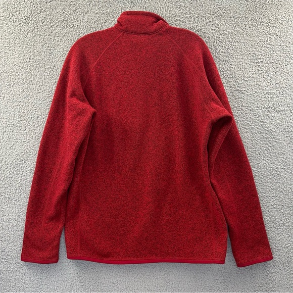Patagonia Better Sweater 1/4 Zip Long Sleeve Pullover Red 25522 Men's Medium - Picture 3 of 9